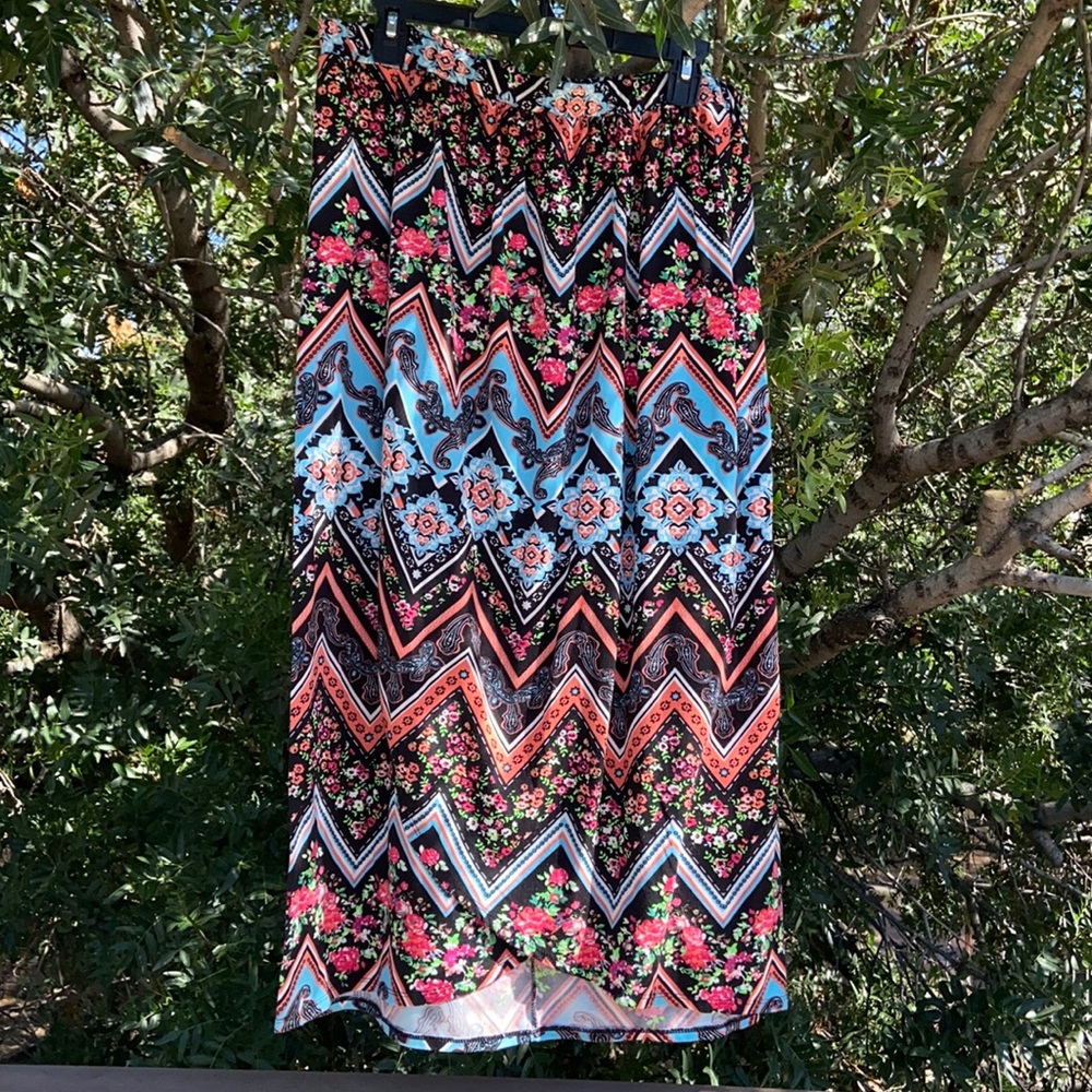 Bobbie Brooks mock wrap skirt